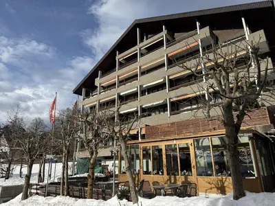 Das Gebäude in dem sich die Ferienwohnung befindet
