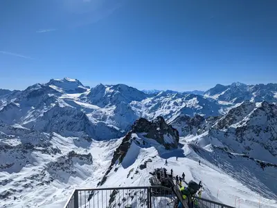 Ski-In, ski-out Thyon im Winter