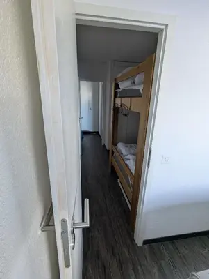 Ein Bett oder Betten in einem Zimmer der Unterkunft Ski-In, ski-out Thyon