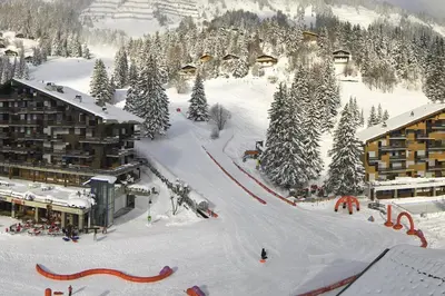 Ski-in Apartment in Anzere im Winter
