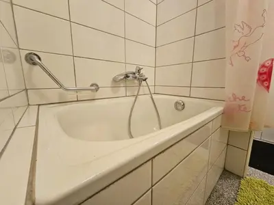 Ein Badezimmer in der Unterkunft Appartement à 100m des pistes de ski et des commodités