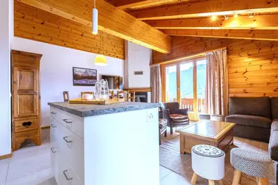 Küche/Küchenzeile in der Unterkunft Meinaz W 030 - QUIET apartment 7 pers