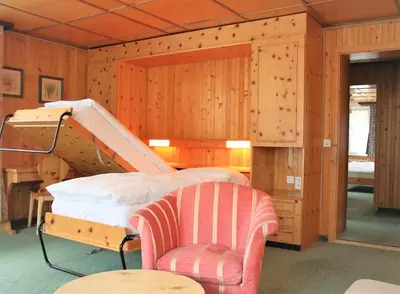 Ein Bett oder Betten in einem Zimmer der Unterkunft Apartment Berggeist