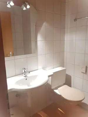 Ein Badezimmer in der Unterkunft Apartment Berggeist