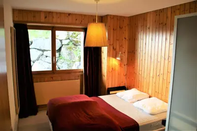Ein Bett oder Betten in einem Zimmer der Unterkunft Orée du Bois OB A1 - PLEASANT apartment 6 pers