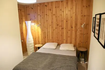 Ein Bett oder Betten in einem Zimmer der Unterkunft Orée du Bois OB A1 - PLEASANT apartment 6 pers
