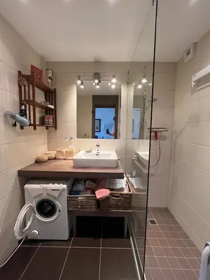 Ein Badezimmer in der Unterkunft Cozy apartment with stunning view