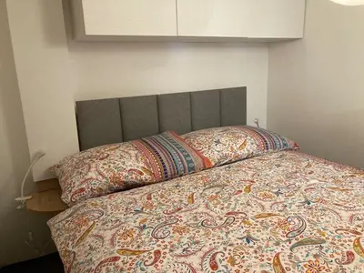 Ein Bett oder Betten in einem Zimmer der Unterkunft House Mélèzes C - charming and well-being apartment