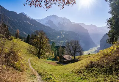 Naturlandschaft in der Nähe der Ferienwohnung