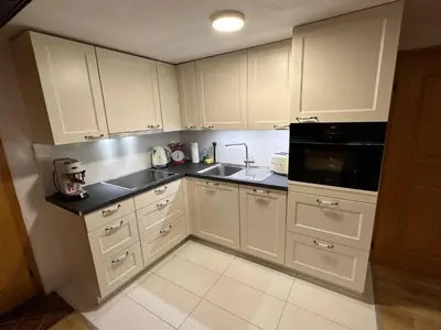 Küche/Küchenzeile in der Unterkunft Apartment Alte Gemeindestube 2- OG Ost by Interhome