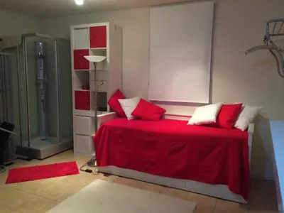 Ein Bett oder Betten in einem Zimmer der Unterkunft Beautiful chalet with exceptional view