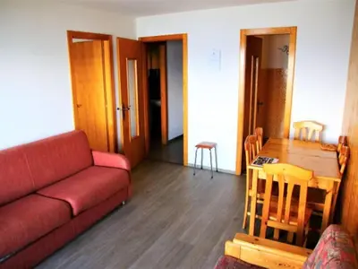 Ein Sitzbereich in der Unterkunft Apartment in Veysonnaz with Ski Slope Access