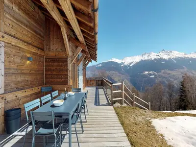 Naturlandschaft in der Nähe des Chalets