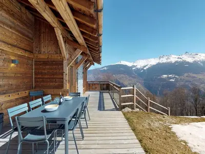 Naturlandschaft in der Nähe des Chalets