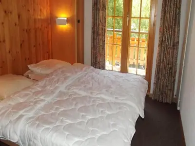 Ein Bett oder Betten in einem Zimmer der Unterkunft Apartment in Veysonnaz 200m from Ski Slopes