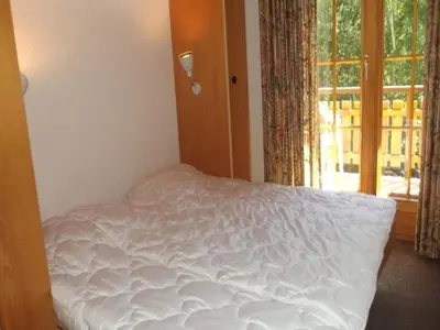 Ein Bett oder Betten in einem Zimmer der Unterkunft Apartment in Veysonnaz 200m from Ski Slopes