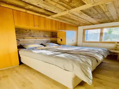 Ein Bett oder Betten in einem Zimmer der Unterkunft Apartment in Veysonnaz near Ski Lift