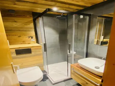 Ein Badezimmer in der Unterkunft Apartment in Veysonnaz near Ski Lift