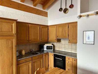 Küche/Küchenzeile in der Unterkunft Pleasant apartment with balcony