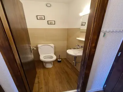 Ein Badezimmer in der Unterkunft Flat in Veysonnaz near Ski Lift & Valley Views