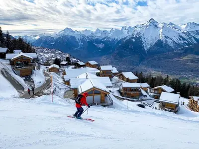 Mountain apartment with parking im Winter