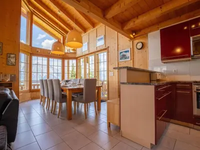 Küche/Küchenzeile in der Unterkunft Chalet in Veysonnaz near Ski Slopes