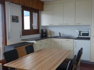 Küche/Küchenzeile in der Unterkunft Pleasant apartment with balcony