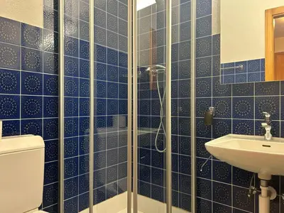 Ein Badezimmer in der Unterkunft Charming apartment in Vaysonnaz