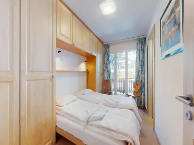 Ein Bett oder Betten in einem Zimmer der Unterkunft Apartment in Nendaz near Ski Lift