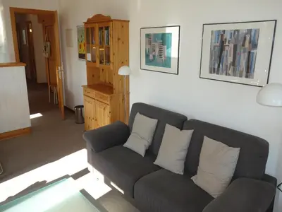 Ein Sitzbereich in der Unterkunft Apartment in 4 Vallées near Ski Lift