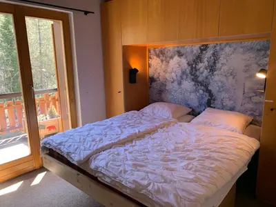 Ein Bett oder Betten in einem Zimmer der Unterkunft Marvelous apartment with balcony