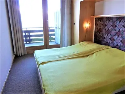 Ein Bett oder Betten in einem Zimmer der Unterkunft Apartment in Veysonnaz near Ski Gondola