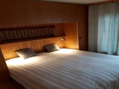 Ein Bett oder Betten in einem Zimmer der Unterkunft Apartment for 8 in Veysonnaz