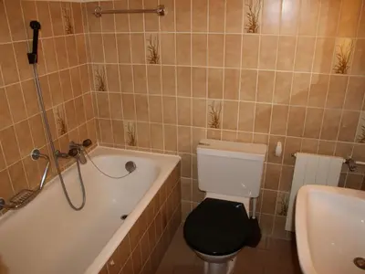 Ein Badezimmer in der Unterkunft Extravagant apartment with view