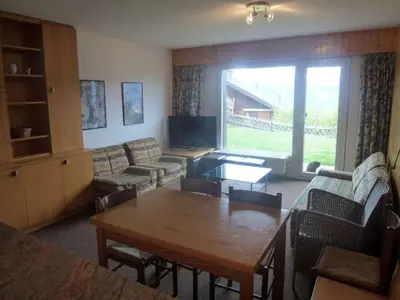 Ein Sitzbereich in der Unterkunft Pet-friendly apt with mountain views
