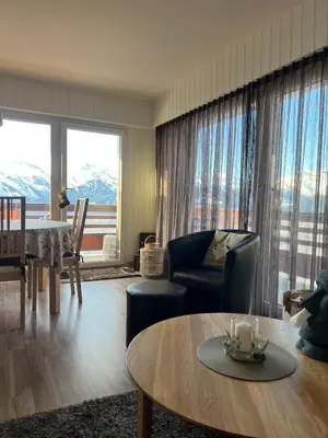 Ein Sitzbereich in der Unterkunft Magnifique appartement avec une Superbe Vue panoramique