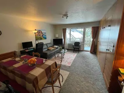 TV/Unterhaltungsangebot in der Unterkunft Holiday Apart 60m2 in leukerbad