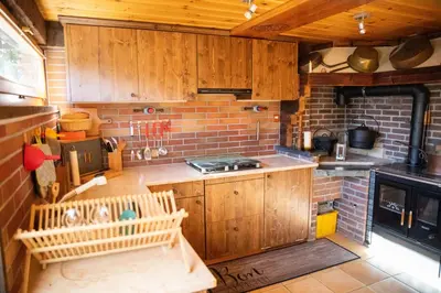 Küche/Küchenzeile in der Unterkunft Chalet 