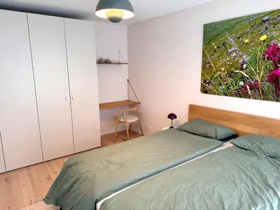 Ein Bett oder Betten in einem Zimmer der Unterkunft Calm and Luxurious Retreat