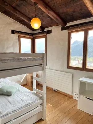 Ein Bett oder Betten in einem Zimmer der Unterkunft Casa Girasol by Fewotessin