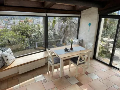 Ein Balkon oder eine Terrasse in der Unterkunft Casa Girasol by Fewotessin