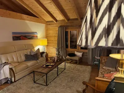 Ein Sitzbereich in der Unterkunft Apartment Heimersberg by Interhome