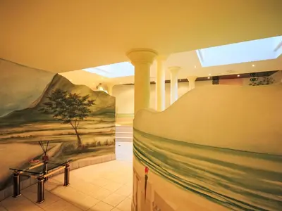 Ein Sitzbereich in der Unterkunft Apartment Residence Chateau A-4 by Interhome