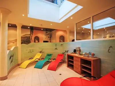 Ein Sitzbereich in der Unterkunft Apartment Residence Chateau A-1 by Interhome