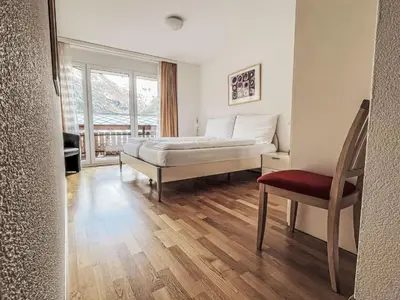 Ein Bett oder Betten in einem Zimmer der Unterkunft Apartment Residence Chateau B-3 by Interhome