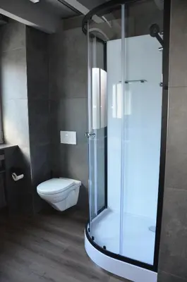 Ein Badezimmer in der Unterkunft Q-Lodge 104