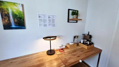 Kaffee-/Teezubehör in der Unterkunft Mountainside Homestay in Spiez by Menbergs Harmony Homestay
