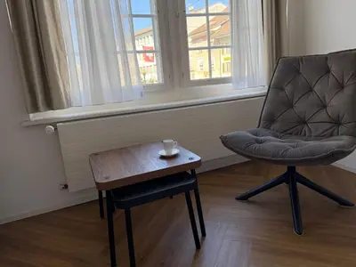 Ein Sitzbereich in der Unterkunft Emelie
