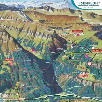 Naturlandschaft in der Nähe der Ferienwohnung