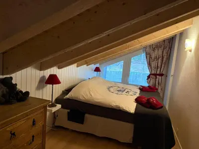 Ein Bett oder Betten in einem Zimmer der Unterkunft Appartement de haut standing à la montagne